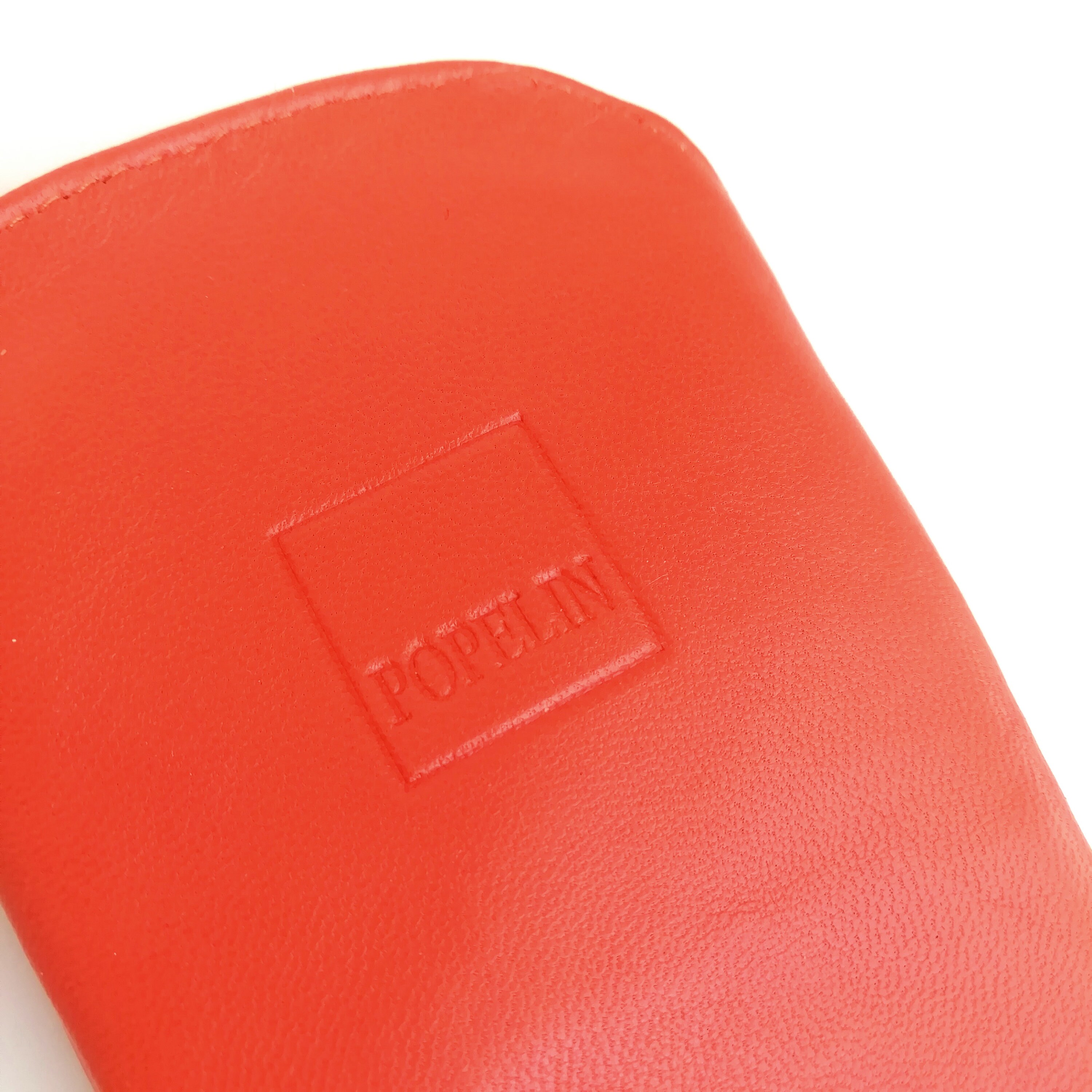 Hand Fan Case Orange Case With Zipper Fashion Accessory Etsy