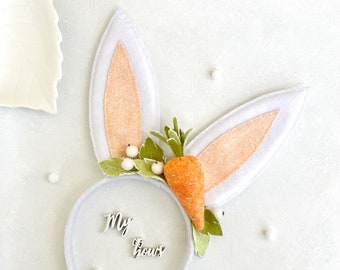 Felt Easter Bunny Ear Headband: Kids & Adults