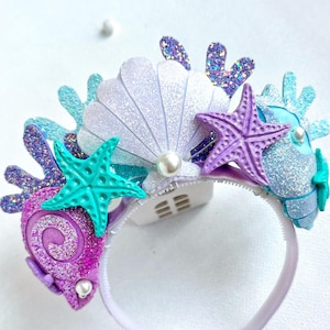 Mermaid Crown Headband: Sea Party Costume Tiara