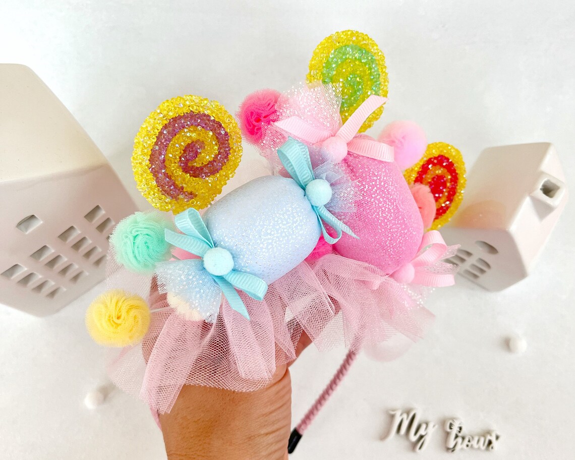 Candy Girl Headband Christmas Toddler Headband Candy Etsy