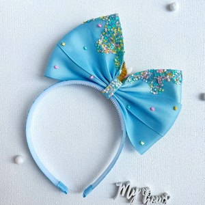 Candy Ice Cream Bow Headband: Polymer Clay Lollipop Hair Bow image 8