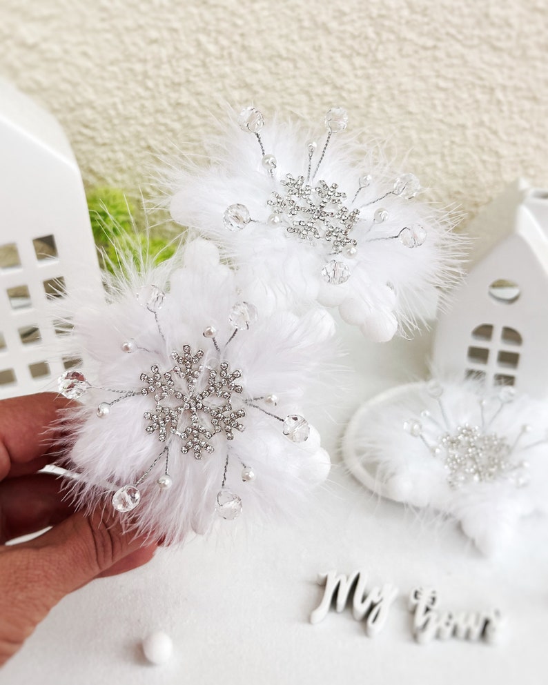 Snowflake Crown Snowflake Headband Sparkling Snowflakes Etsy