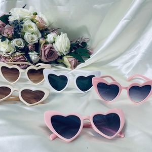 Bridal Party Heart Shaped Sunglasses