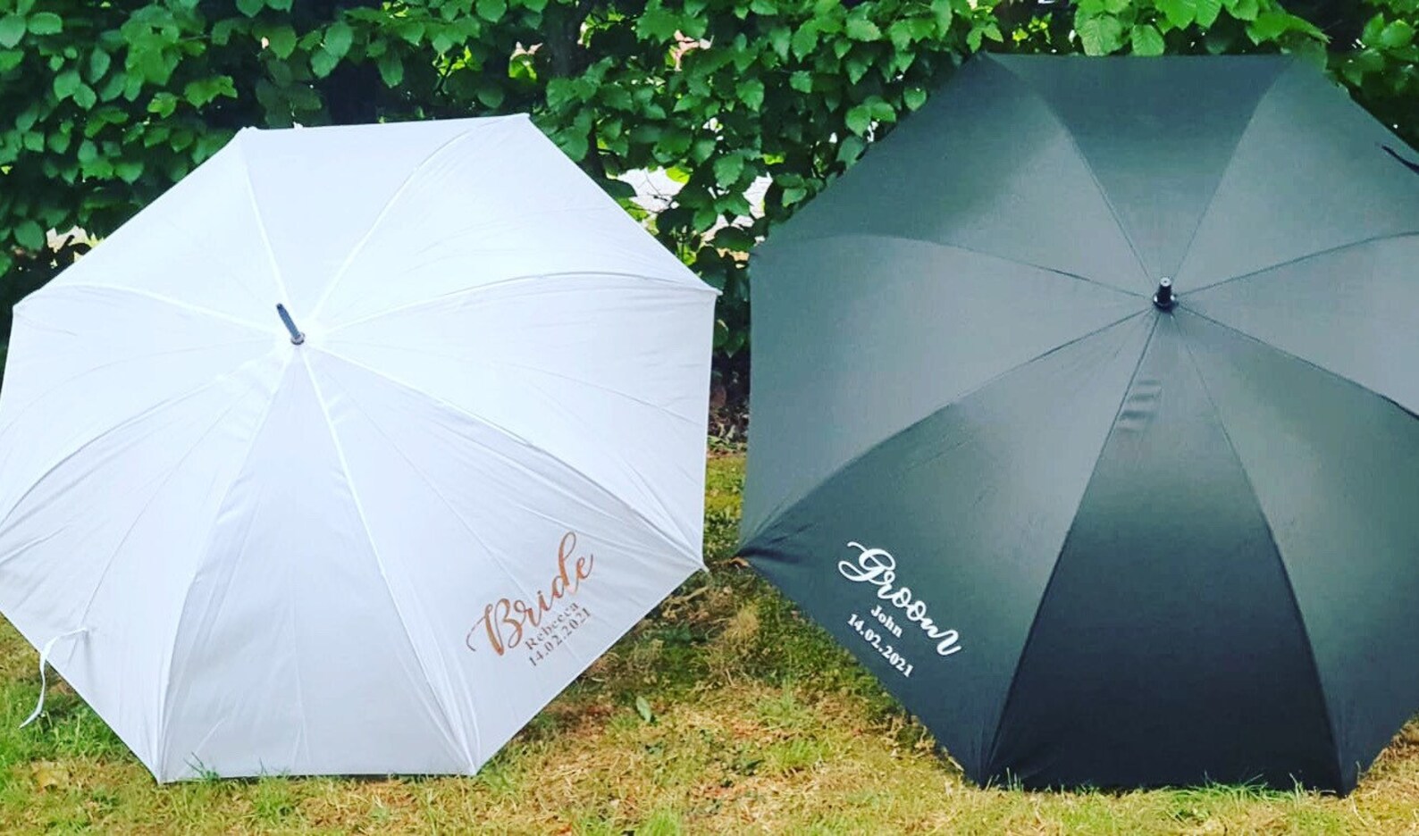 Personalised Wedding Umbrella Etsy