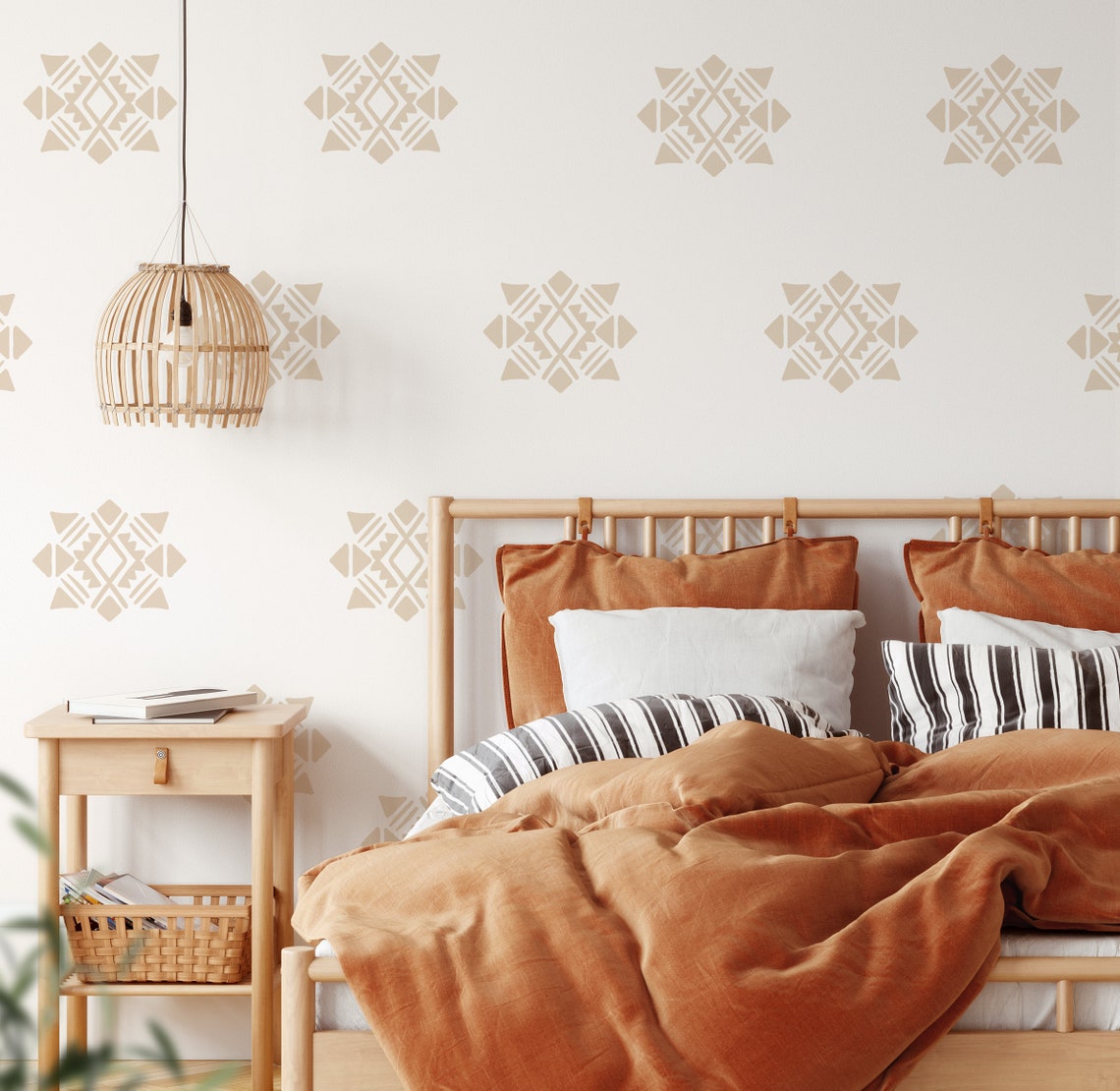 Boho Wall Decals Tribal Wall Stickers Boho Decor BG1 Etsy