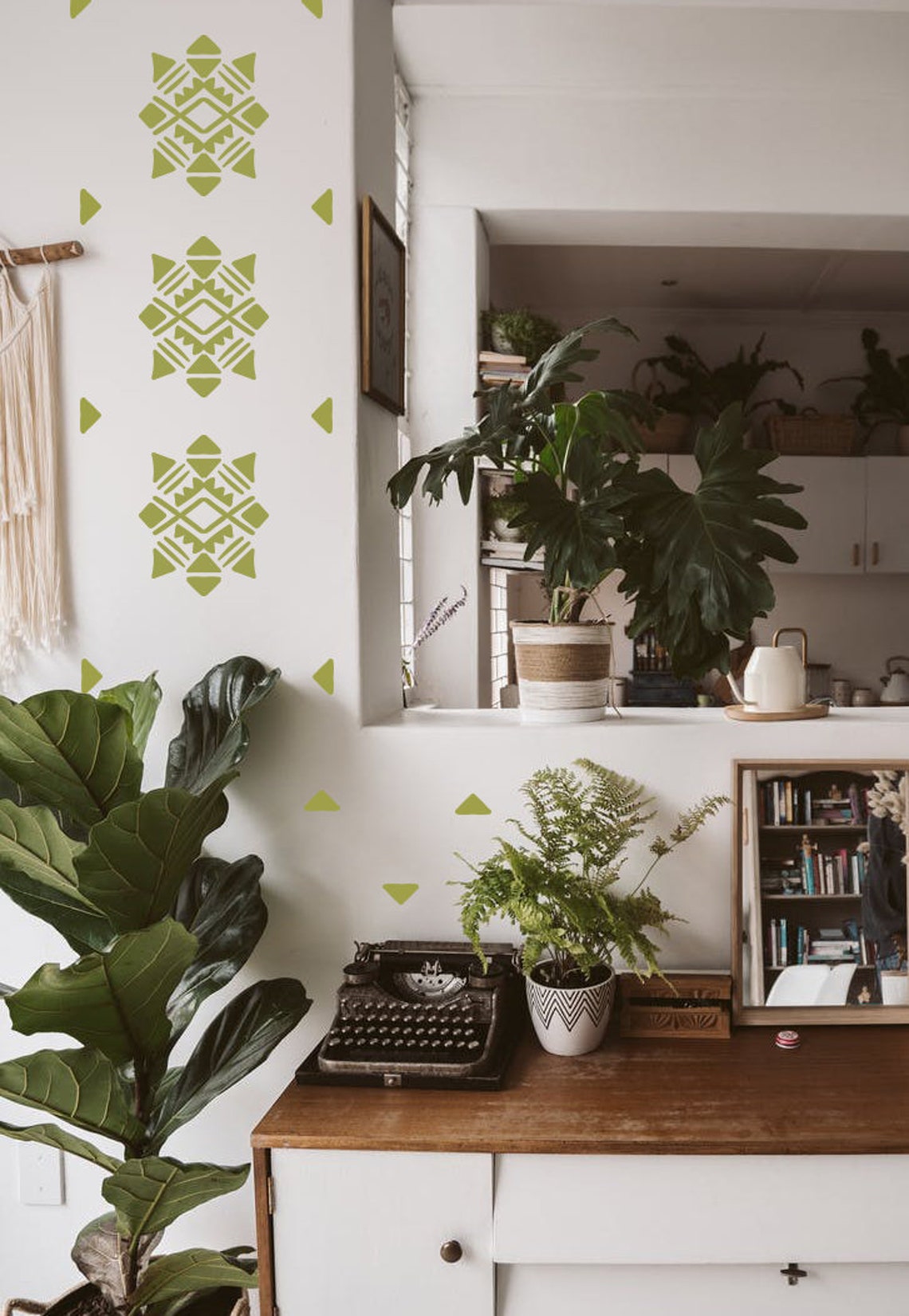 Boho Wall Decals Tribal Wall Stickers Boho Decor BG1 Etsy