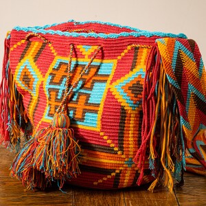 Wayuu Mochila Large -  Ethnic design