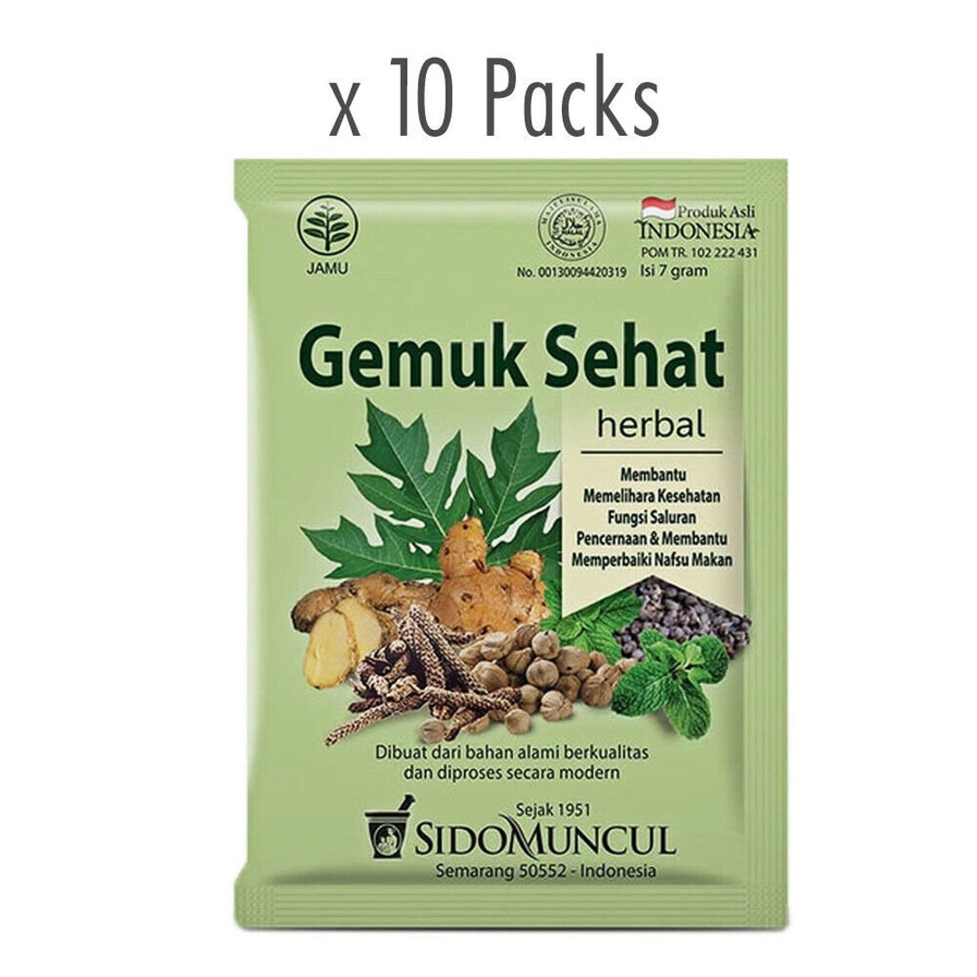 Herbal to Increase Appetite Healthy Weight Gain 10pcs Herbs From