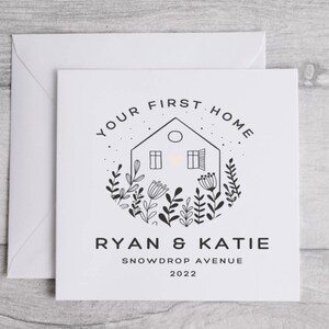 Personalised First Home Card: New Home Gift