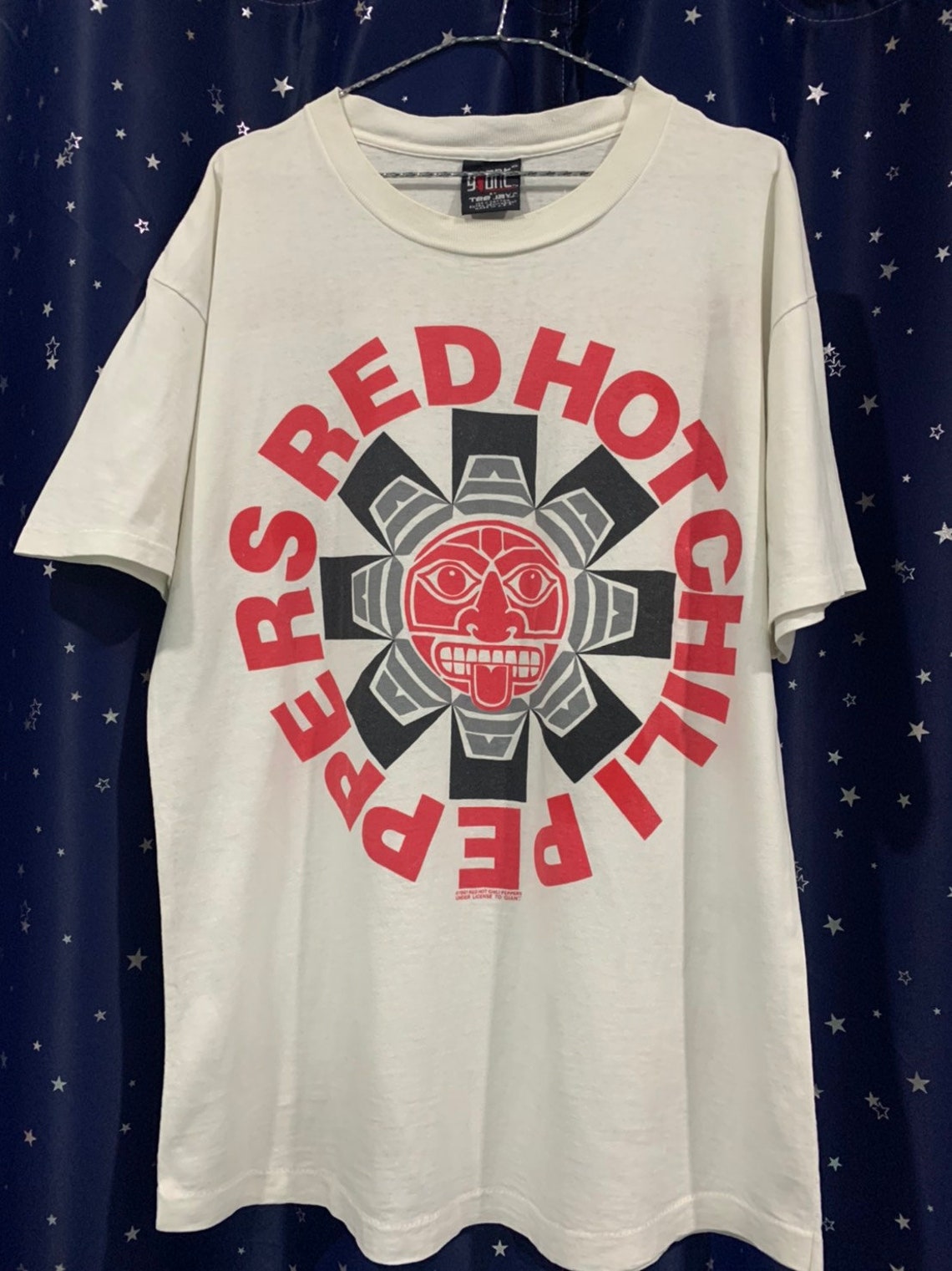 vintage red hot chili peppers tour shirt