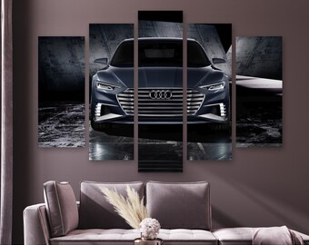 Audi Leinwand Etsy