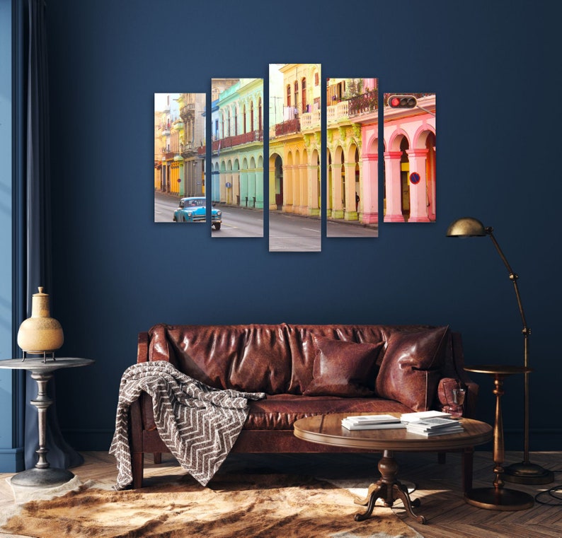 Havana Cuba Canvas Prints Street in Cuba Wall Décor Etsy