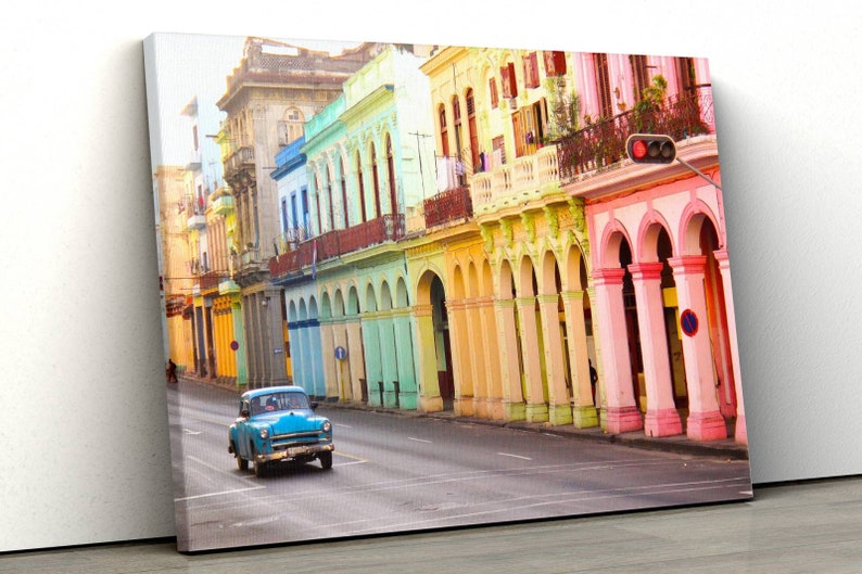 Havana Cuba Canvas Prints Street in Cuba Wall Décor Etsy