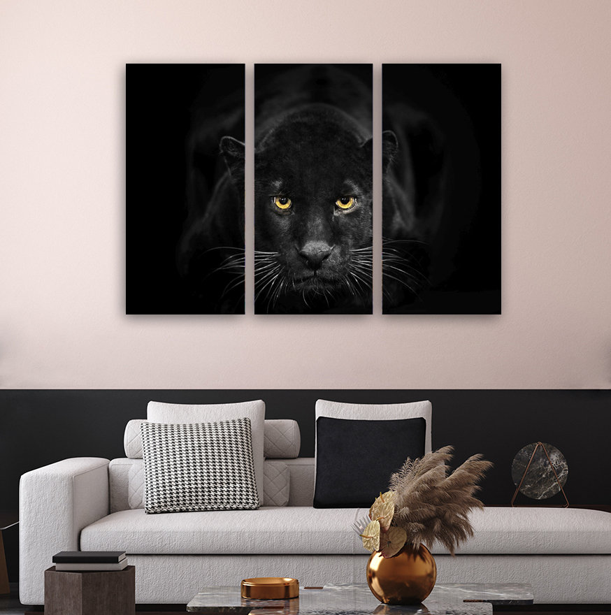 Black Panther Canvas Prints Panther Canvas Art Animal Photo | Etsy
