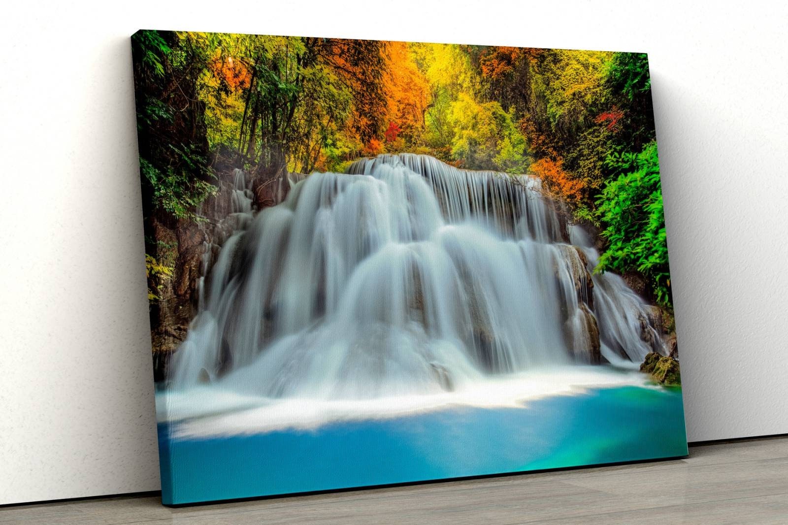 Tableau nature chute d'eau toile imprimée 120x80cm