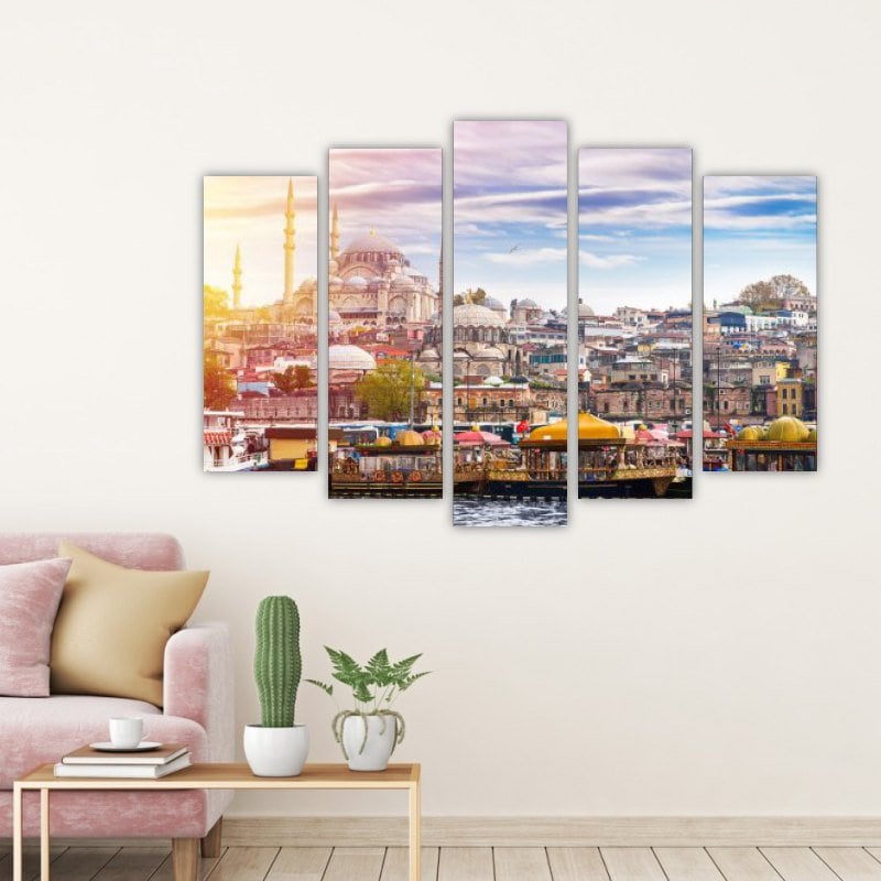 Istanbul Canvas Art Turkey Wall Art Istanbul Canvas Print Etsy