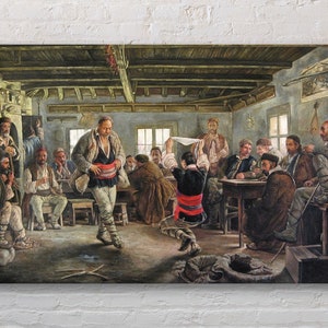 Rachenitsa By Ivan Mrkvichka, Bulgarian Artist, Canvas Prints, Reproduction Of Painting, Bulgarian Painting, Canvas Wall Art