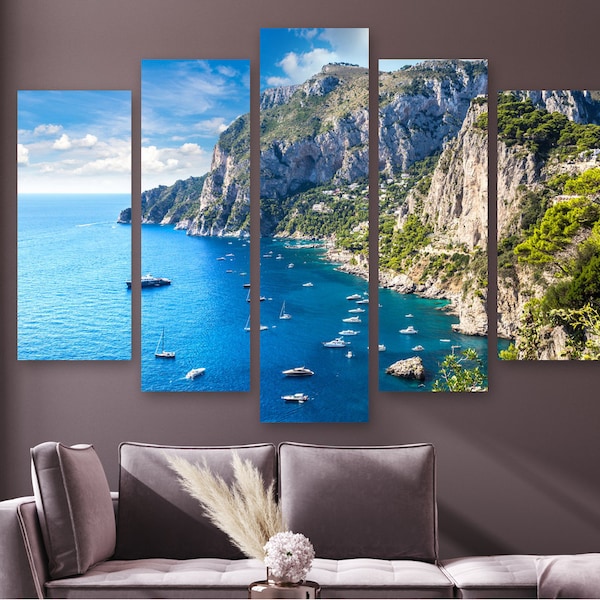 Capri Framed Wall Art Etsy