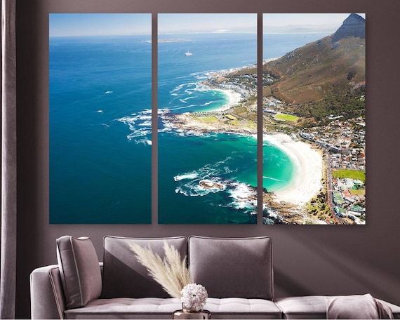 Cape Town Wall Art South Africa Canvas Print Panoramic Cape Town