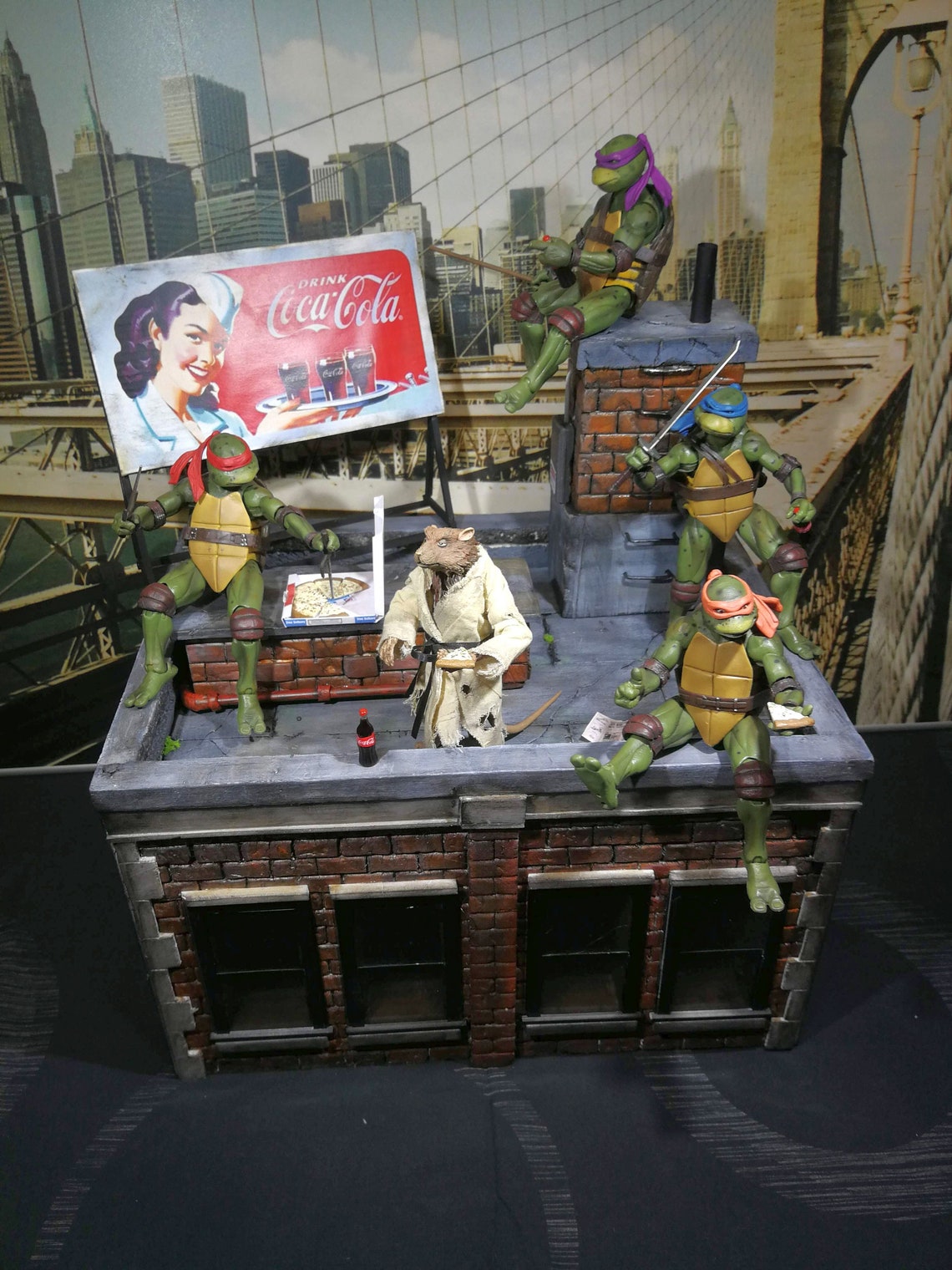 Tmnt Raph Rooftop Teenage Mutant Ninja Turtles Rooftop Diorama - Etsy