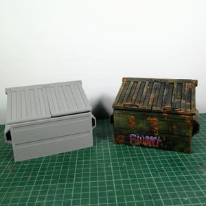 Dumpster for 1/12 scale action figures