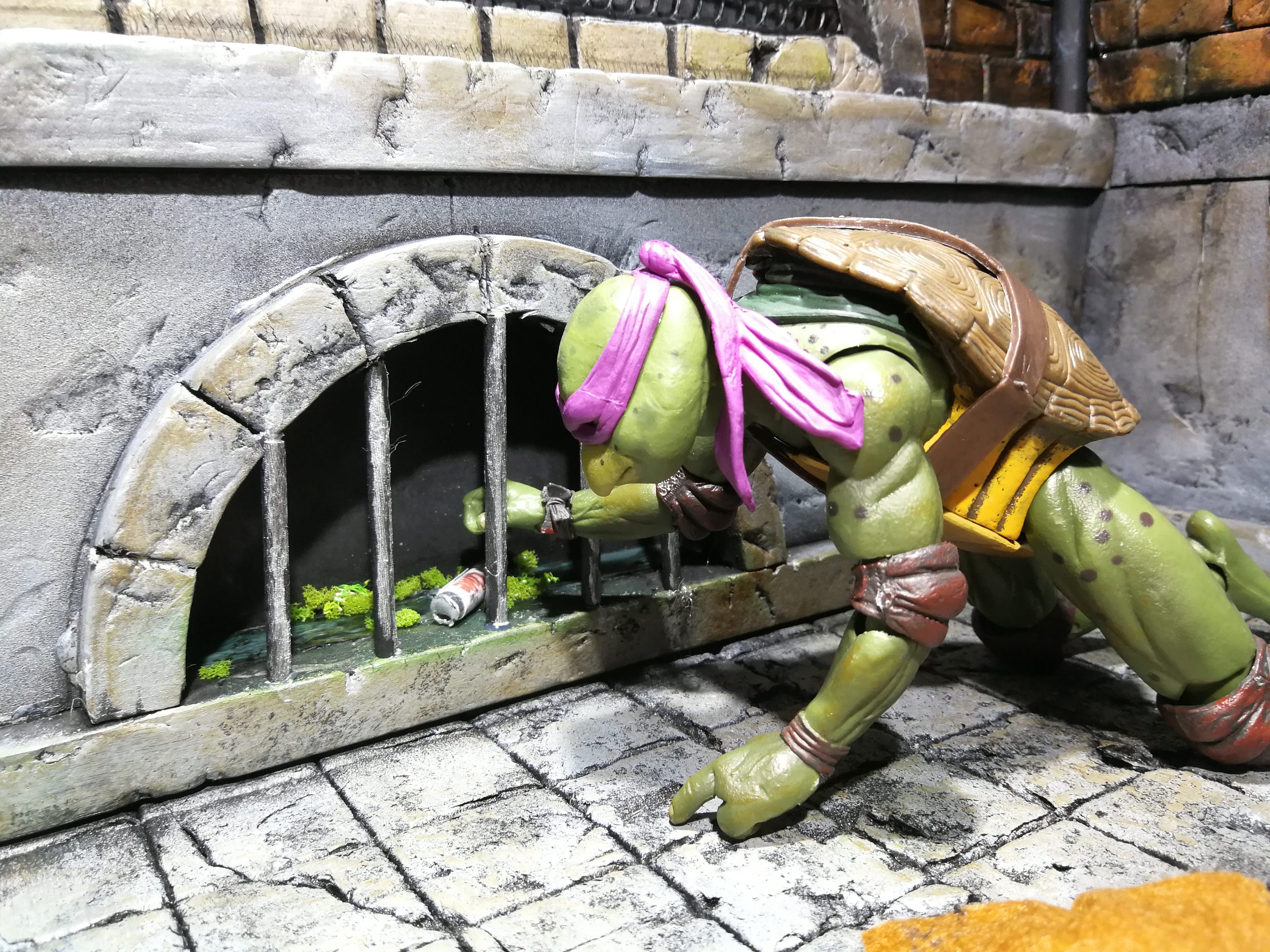 Teenage Mutant Ninja Turtles living room diorama - Etsy México, image size:3000x2250
