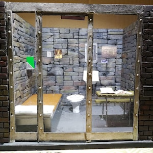 Hannibal Lecter cell diorama 6&#39;&#39;