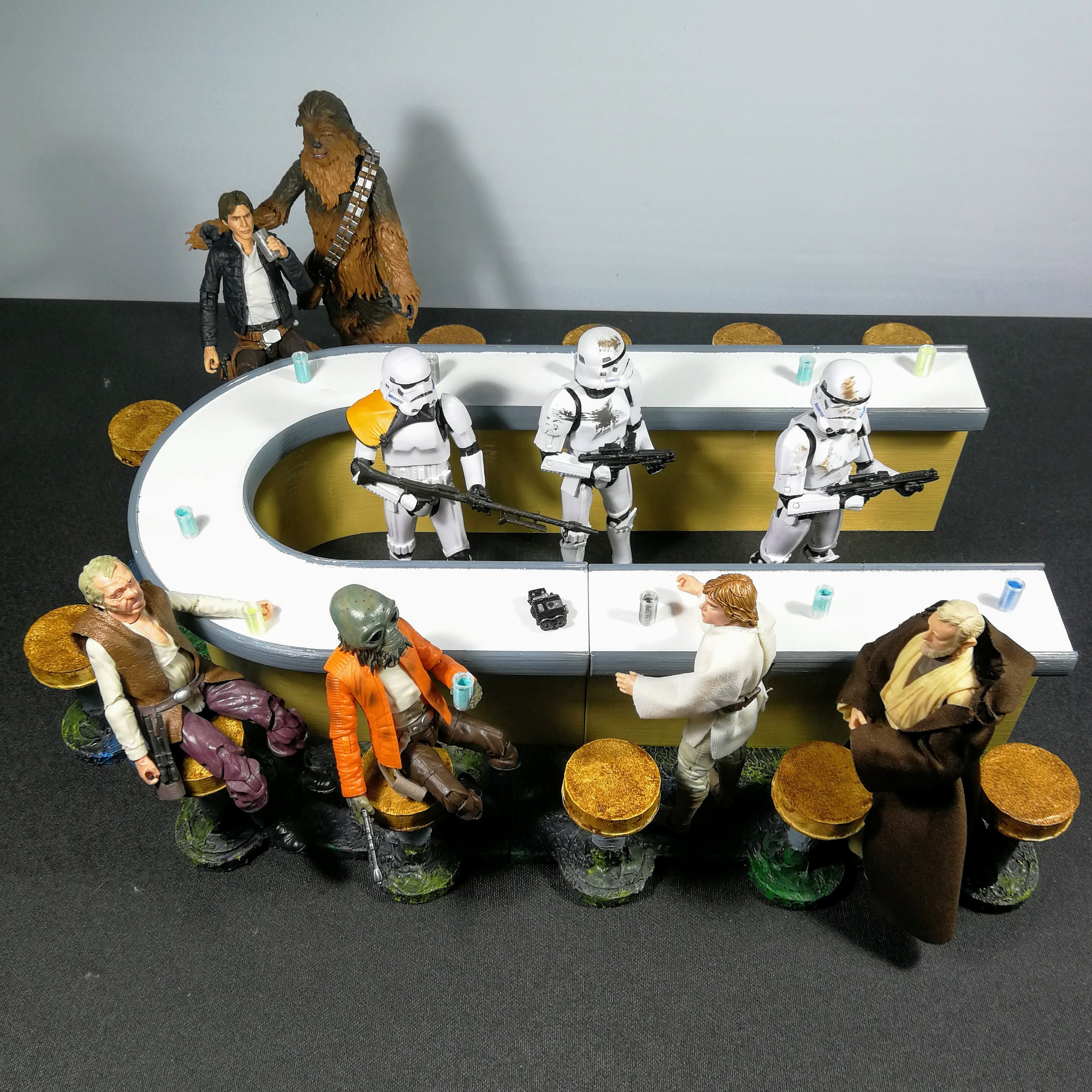 Star Wars Chubby Chewbacca/ Han Solo/ Greedo Mos Eisley Cantina