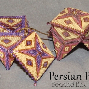 Persian Pinks Beaded Box Tutorial