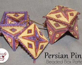 Persian Pinks Beaded Box Tutorial