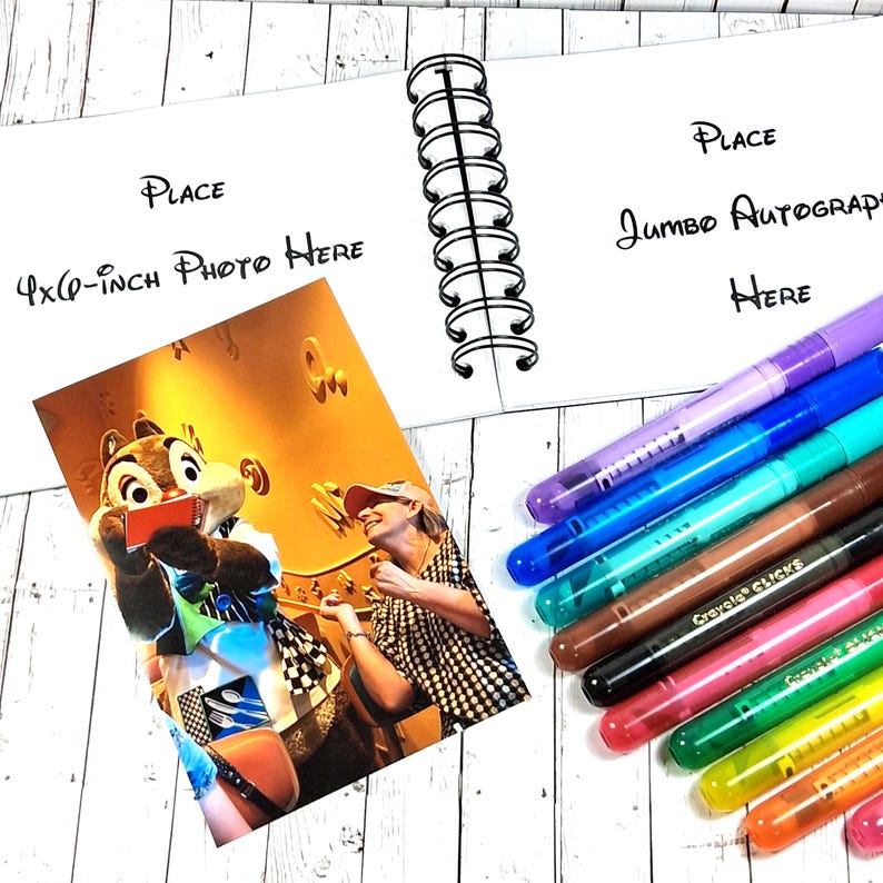 2026 Disney Autograph Book - Girls or Boys - Character Signatures ...