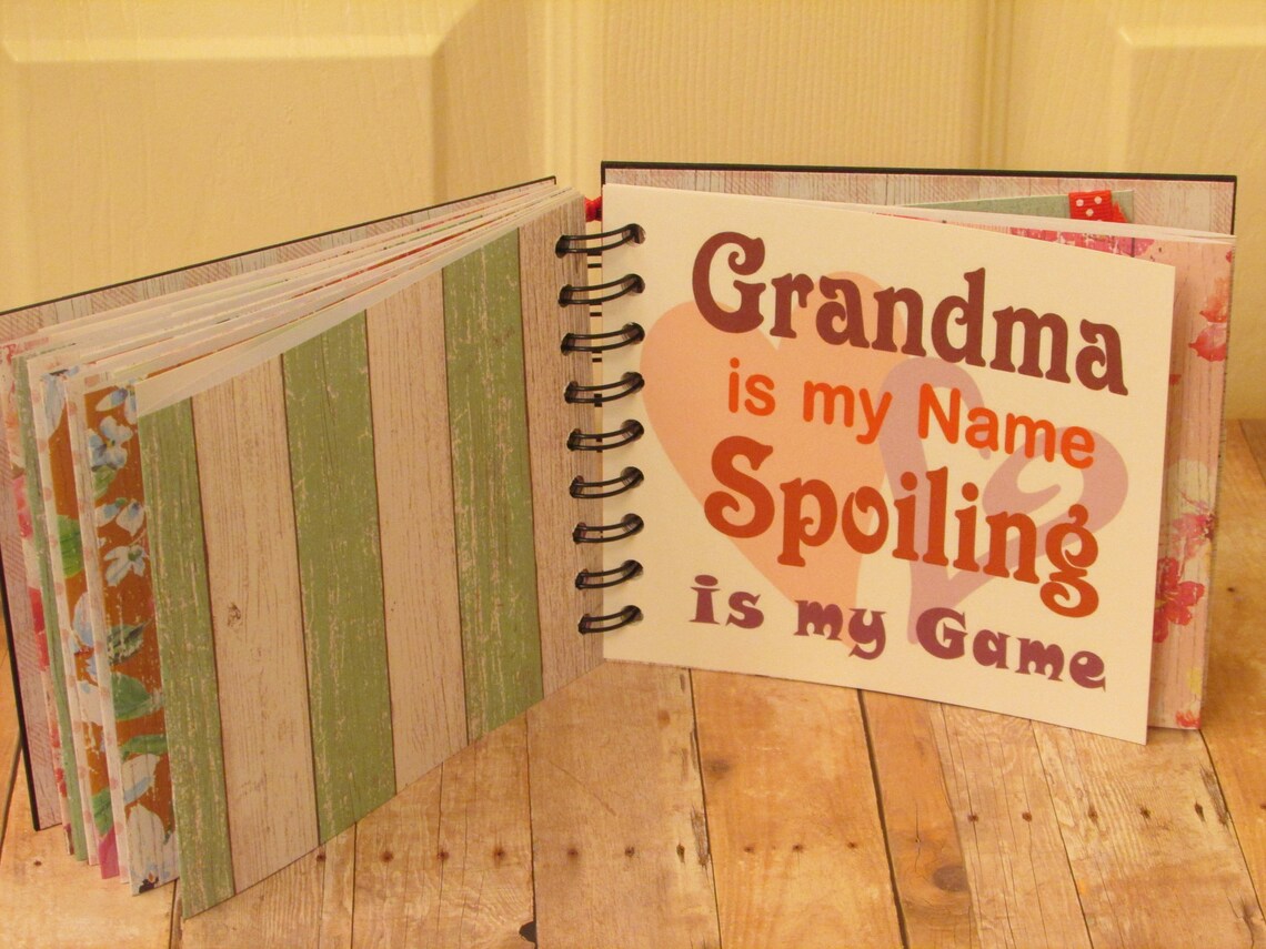 Grandma Brag Book Photo Album Scrapbook Promoted to Grandma | Etsy