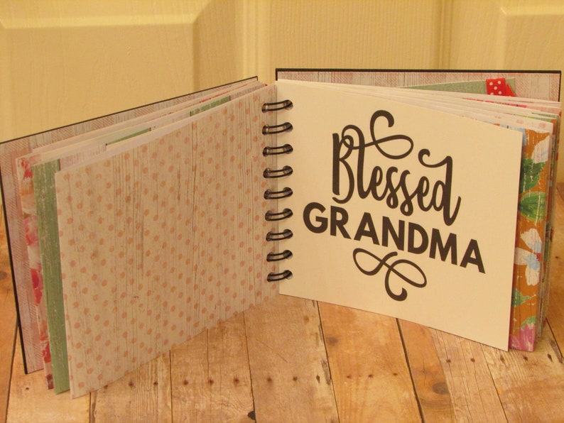 Grandma Brag Book Photo Album Scrapbook Promoted to Grandma Etsy