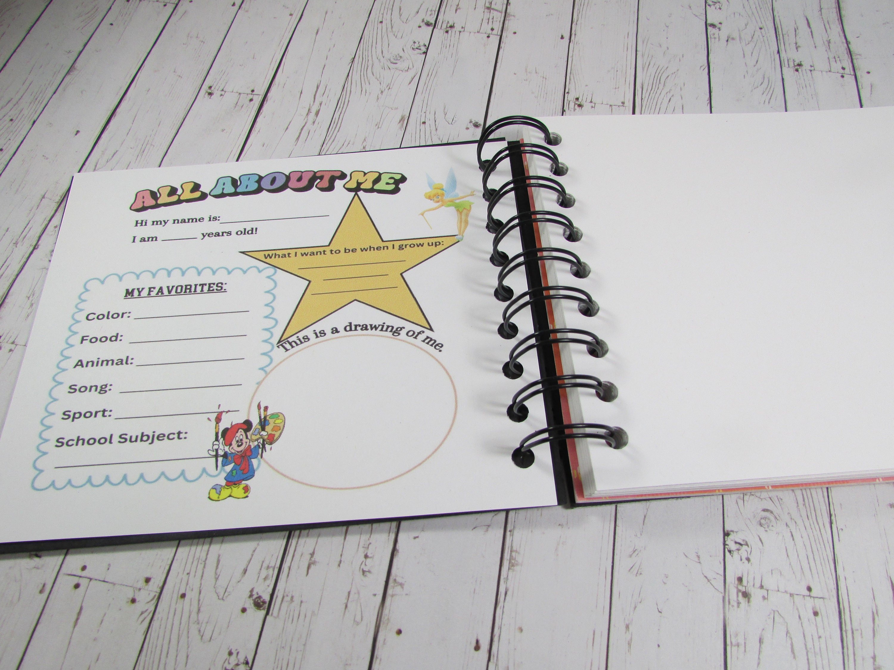 Disney Autograph Book disney Trip Reveal Gift Graphics on Etsy