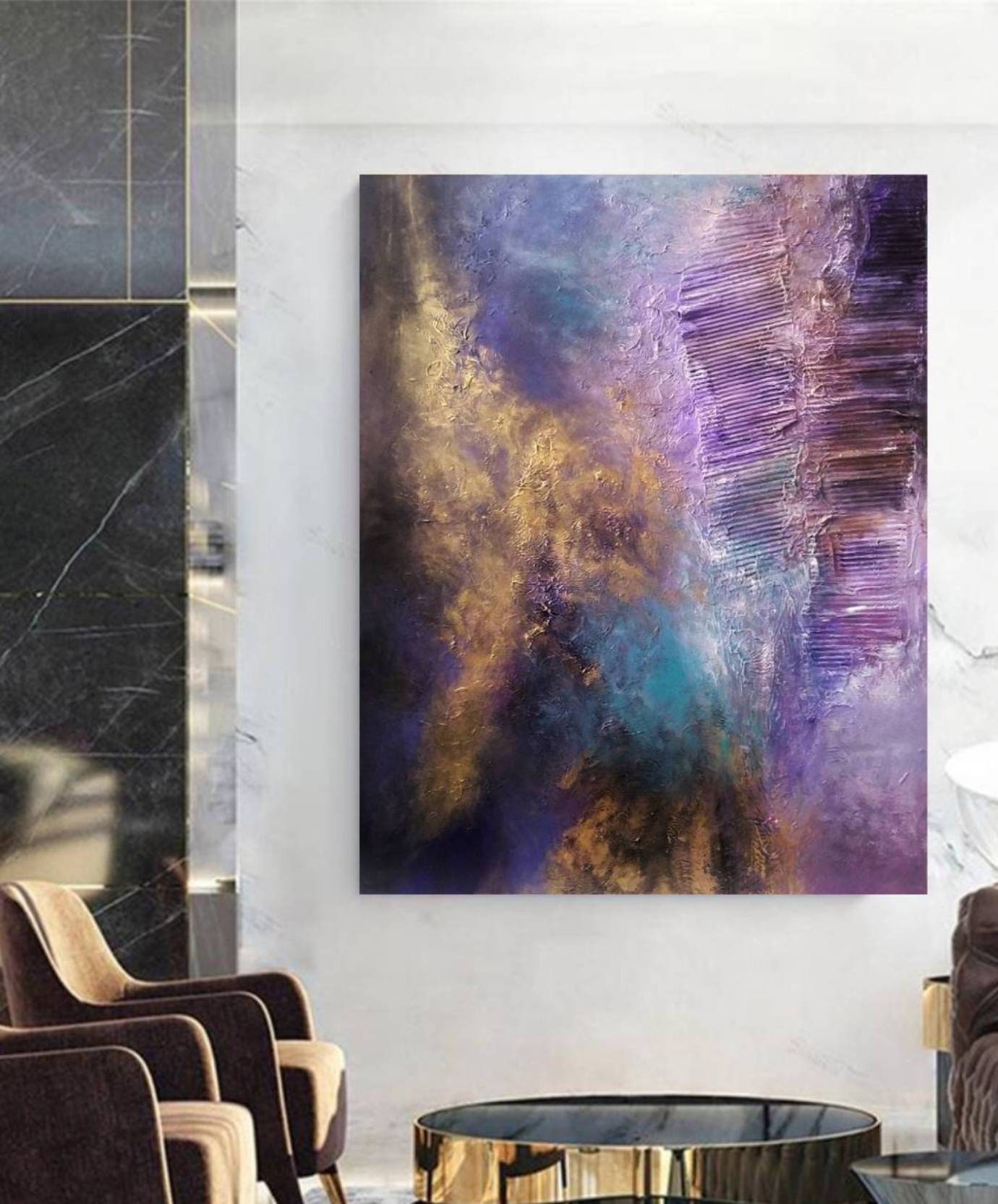 Abstract Painting Original Acrylic Canvas Wall Art | Etsy