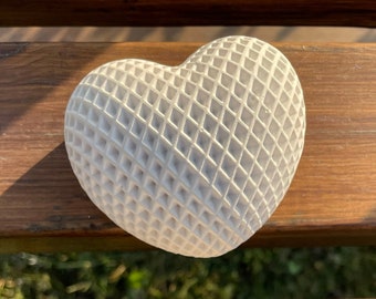 Heart with diamond design made of Raysin / decoration / gift / trifle / souvenir