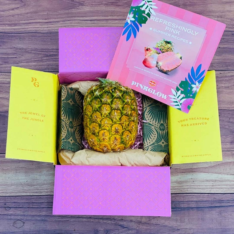 The Pinkglow® Pink Pineapple Gift Box Etsy