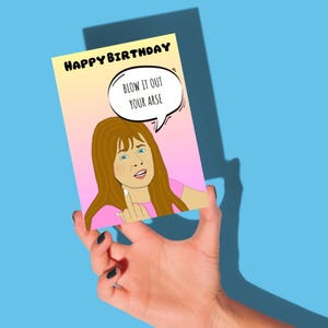 Kath and Kim Birthday Card - Blow It - Greeting Card