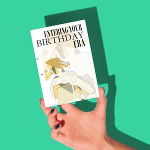 Birthday Card - Tortured Poets Department Era - Taylor Swift Eras Tour Greeting Card