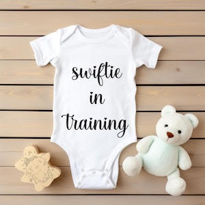 Custom Newborn Baby Onesie - Swiftie in training