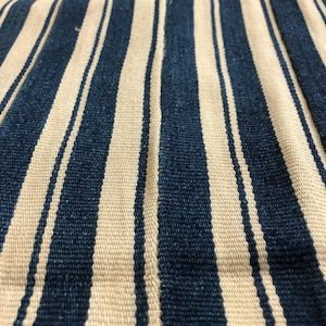 Vintage Antique Rug / Wall Hanging  Faded/Warm Indigo Mud Cloth Bogolan Africa Mali 62&quot; x 39&quot;