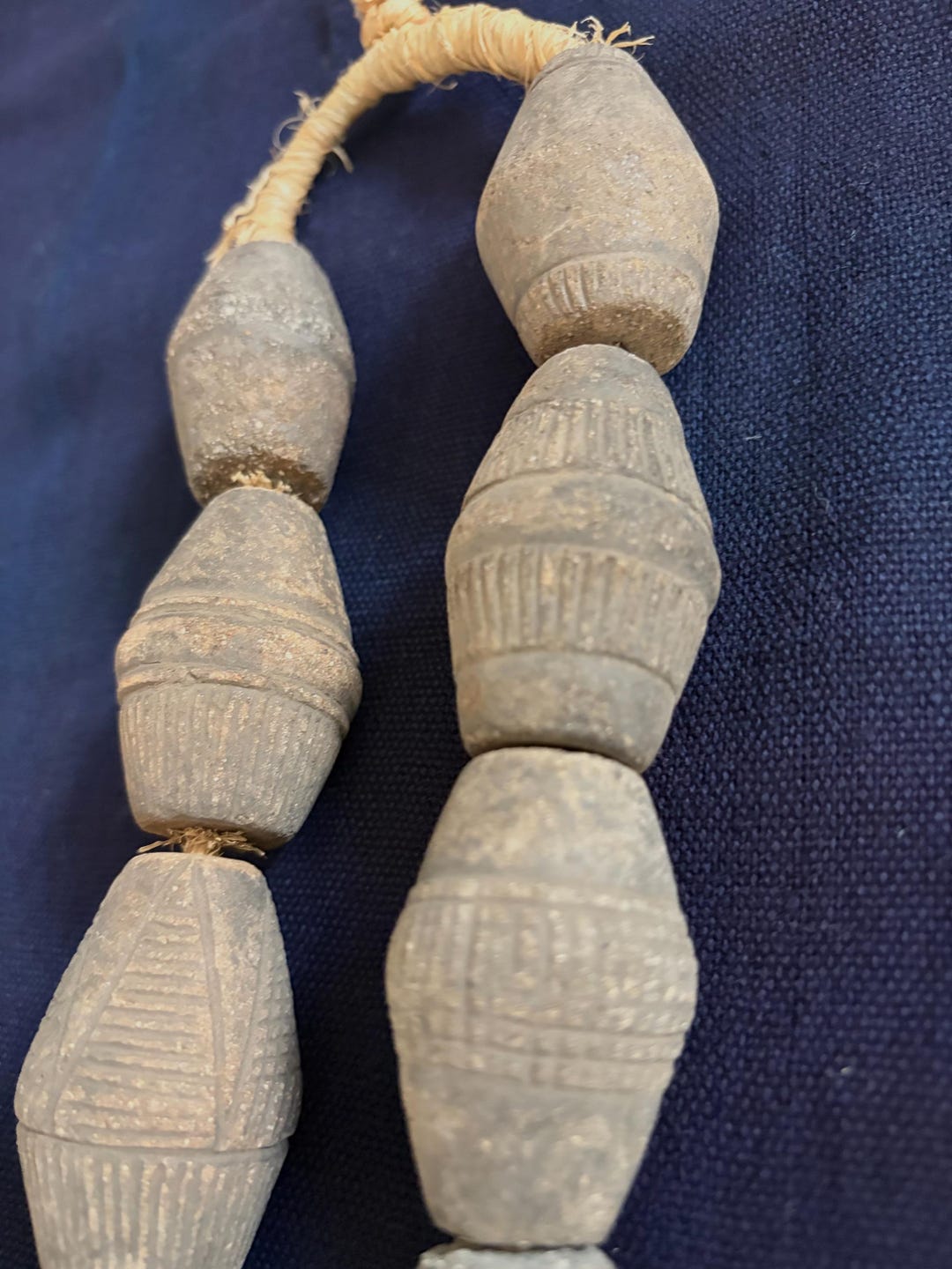 African Clay Spindle Whorls - Tribal Trade Beads for Ethnic Jewelry ...