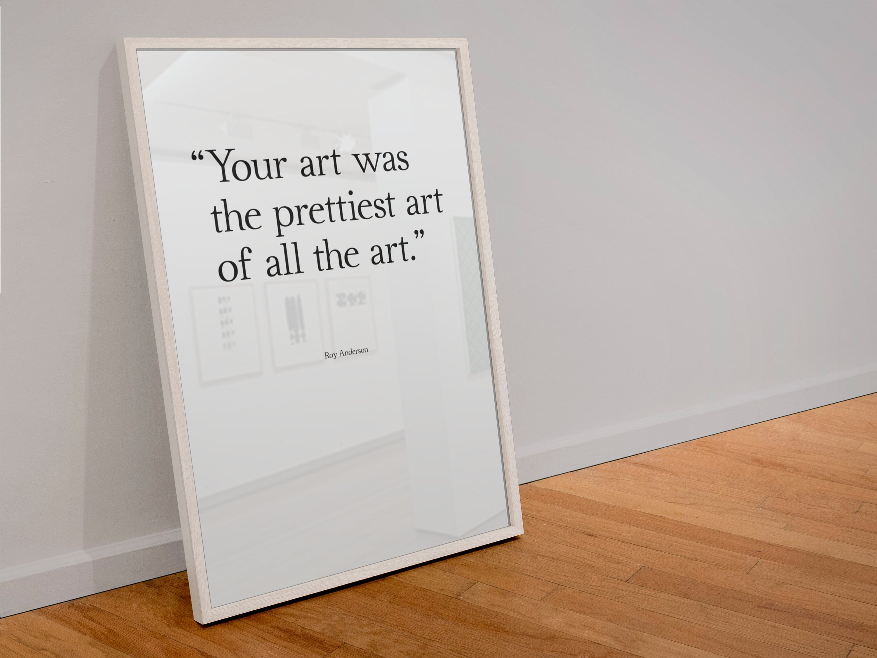 Your Art Was the Prettiest Art. Etsy