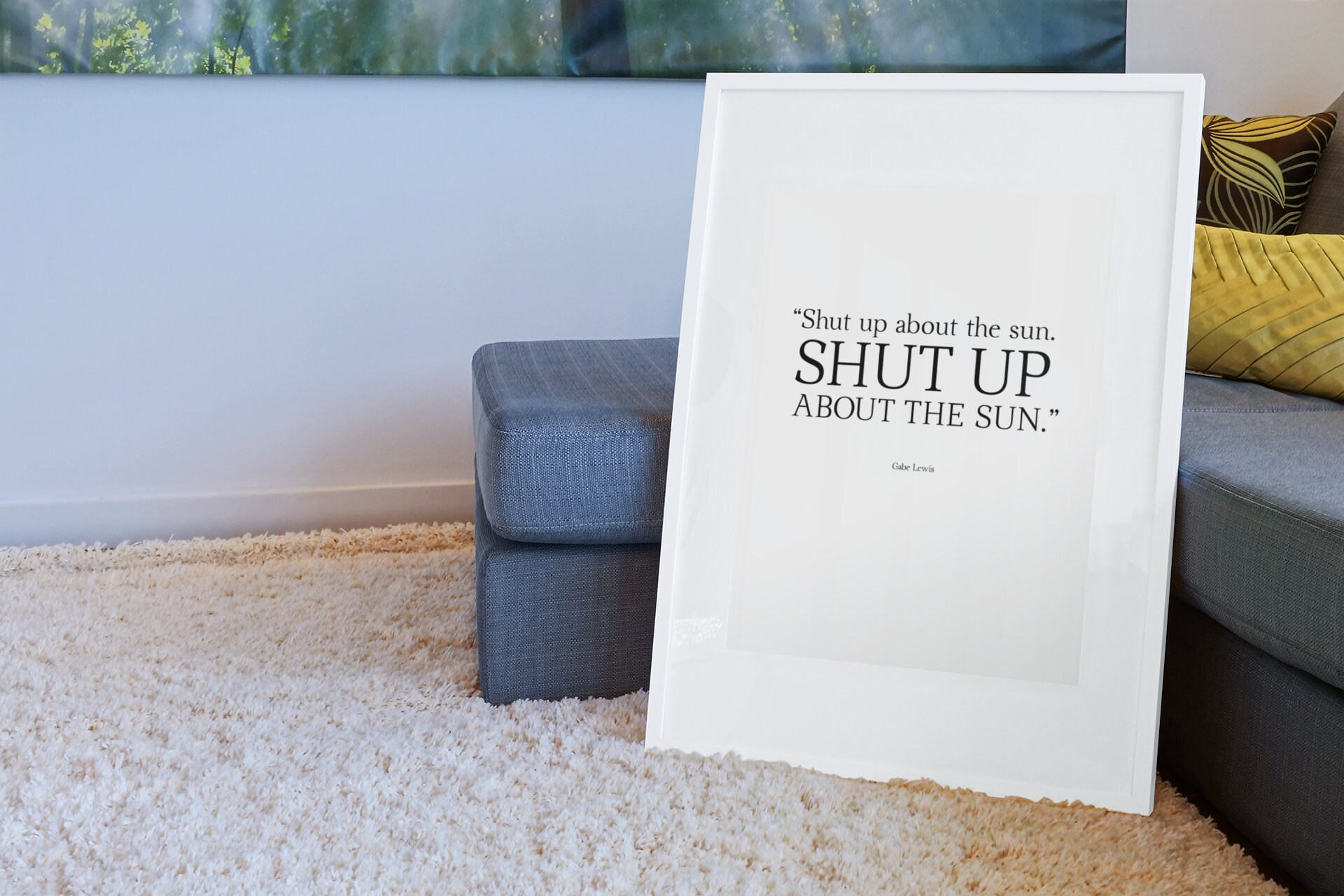 Shut Up About The Sun Etsy Ireland