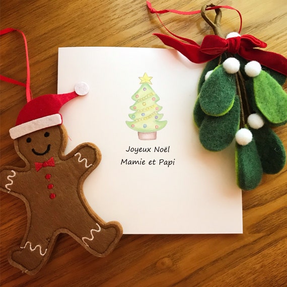 Merry Christmas Grandma And Grandad Etsy