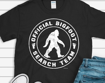 Funny T-Shirt, Official Bigfoot Search Team Tee