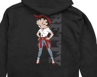 Comics Kingdom Betty Boop Power Pearls Womens Sweatshirt Comics Kingdom Betty Boop Power Pearls Womens Sweatshirt