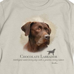Chocolate lab sweatshirts top