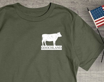 Goochland Cow T-Shirt, Oliver Anthony Tee, Rich Men North Of Richmond Shirt, Country Music Song Lyrics, Country Singer, County Bull Logo