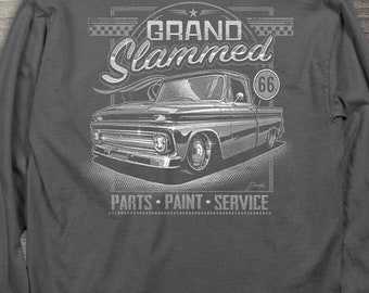 Grand Slammed Long Sleeve Shirt, Car Long Sleeve, Vintage Car Long Sleeve Tee, Custom Car Long Sleeve Tee Shirt, Car, Retro Car, Old School,